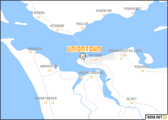 map of Uniontown