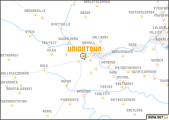 map of Uniontown