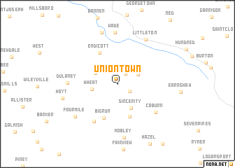 map of Uniontown