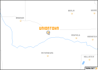 map of Uniontown