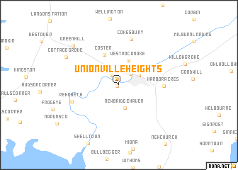 map of Unionville Heights