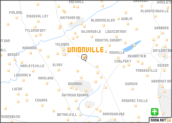 map of Unionville