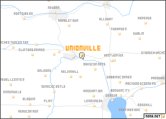 map of Unionville