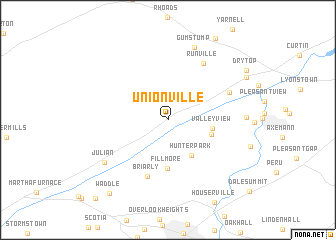 map of Unionville