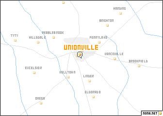 map of Unionville