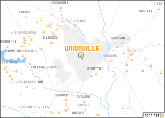 map of Unionville