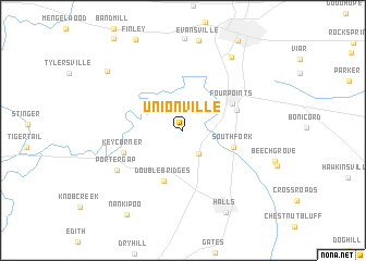 map of Unionville