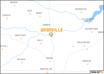 map of Unionville