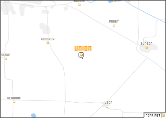 map of Union