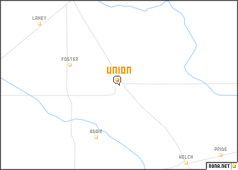 map of Union