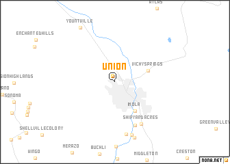 map of Union