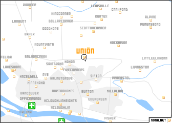 map of Union