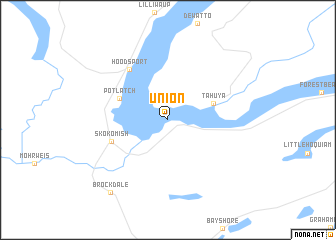 map of Union