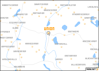 map of Union