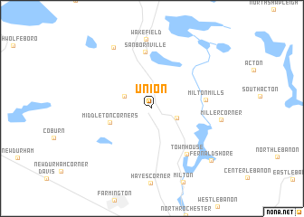 map of Union