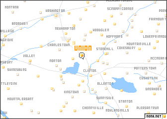 map of Union