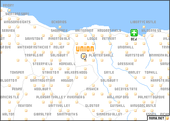 map of Union