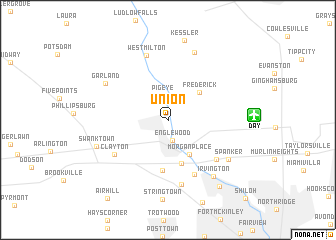 map of Union