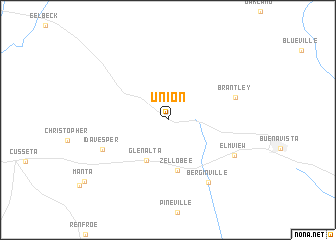 map of Union