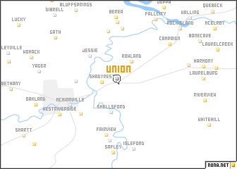 map of Union