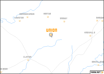 map of Union