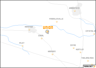 map of Union