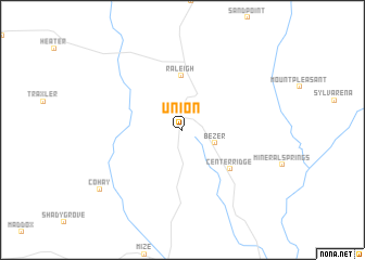 map of Union
