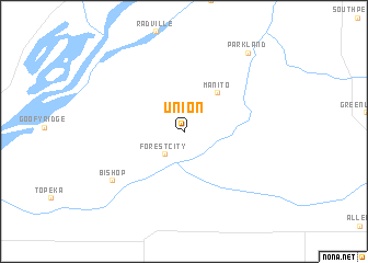 map of Union