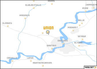 map of Union