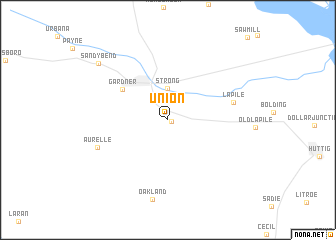 map of Union