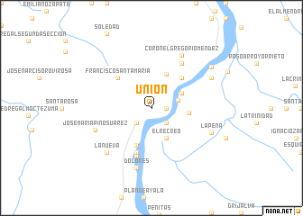 map of Unión