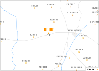 map of Union