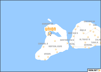 map of Union