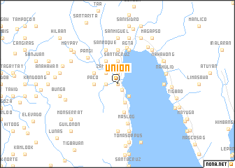 map of Union