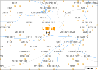 map of Unirea