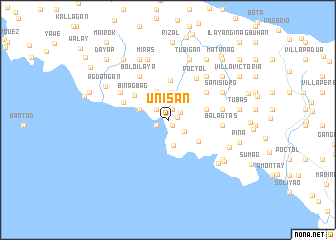 map of Unisan