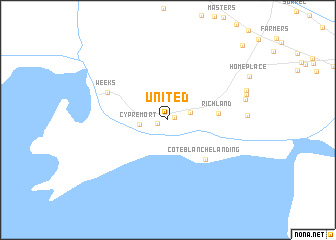 map of United