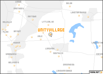 map of Unity Village