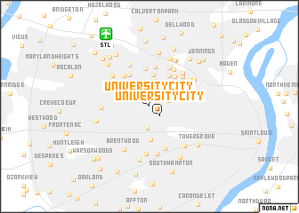 map of University City