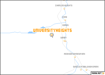 map of University Heights