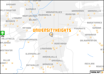 map of University Heights