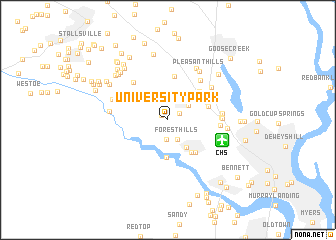 map of University Park