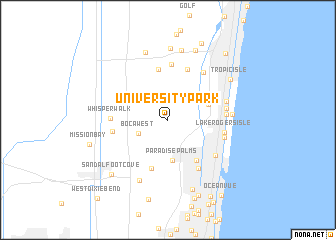map of University Park