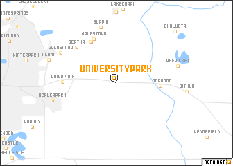 map of University Park