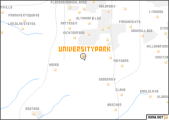 map of University Park