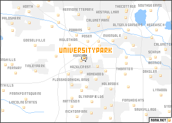 map of University Park