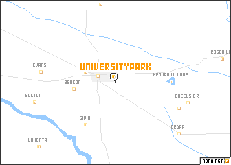 map of University Park