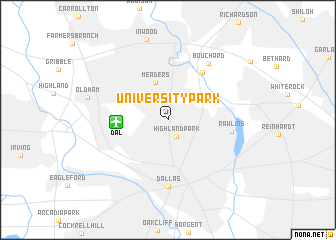 map of University Park