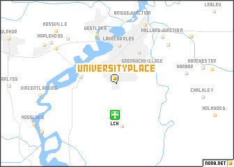 map of University Place