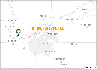 map of University Place